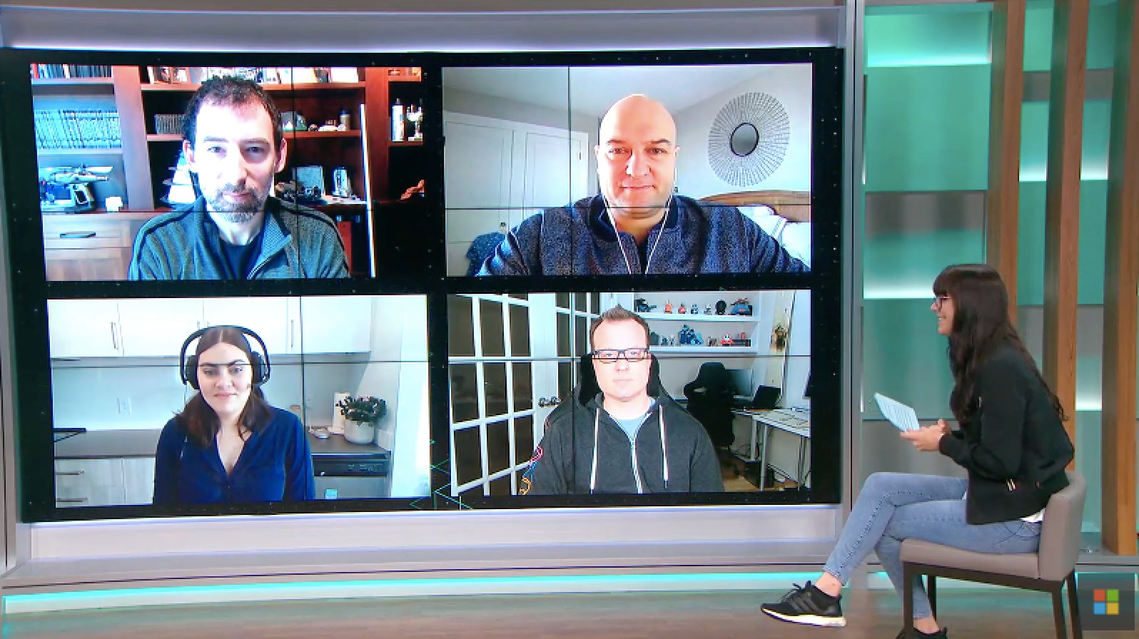 A panel originally scheduled for this year’s Game Developers Conference conducted instead via remote video chat.