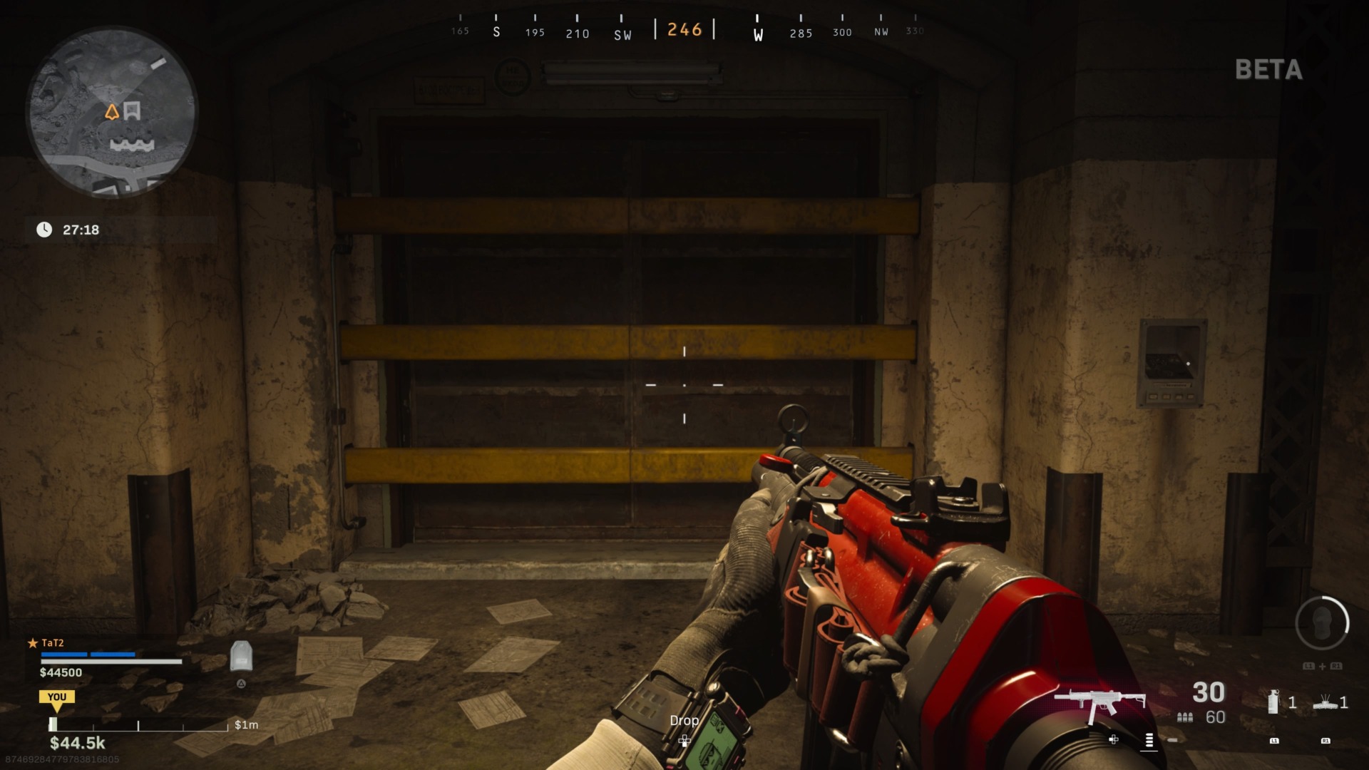 Screenshot: The bunker door located near Stadium