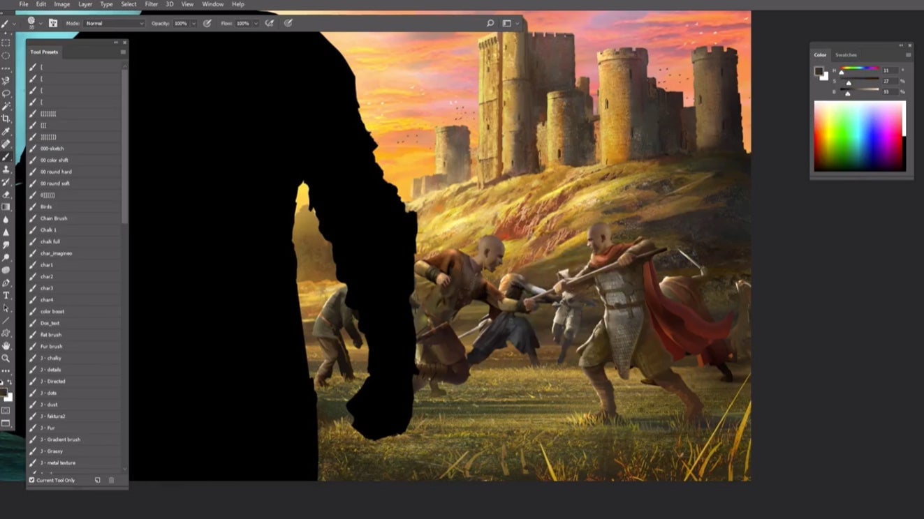 The Battle of the Generic Bald Soldiers. Bet the other side gets boats.