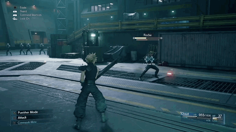 What a battle against Roche looks like with a fully charged controller