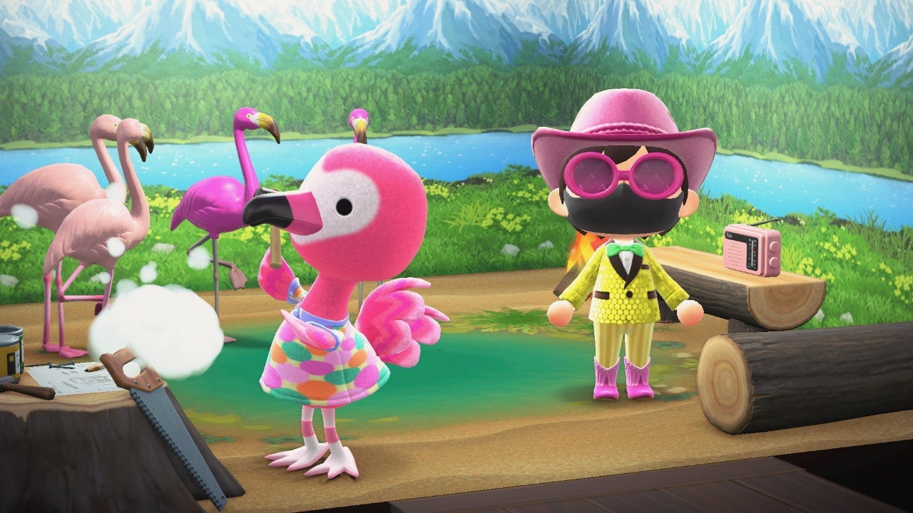 Flora and my character.