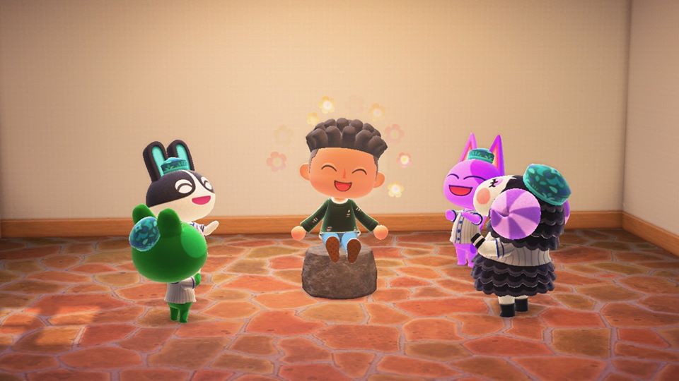 I haven’t unlocked a lot of clothes or reacts yet, so this is the best I can do, but I’m already chilled by the possibilities