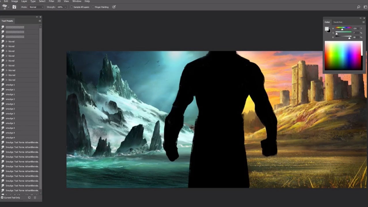 Nearly two hours in.