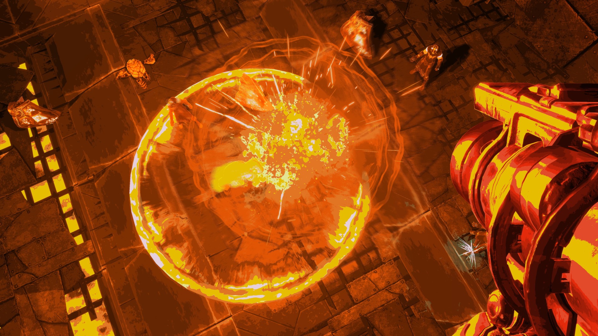 Itās a very red and orange sort of game.