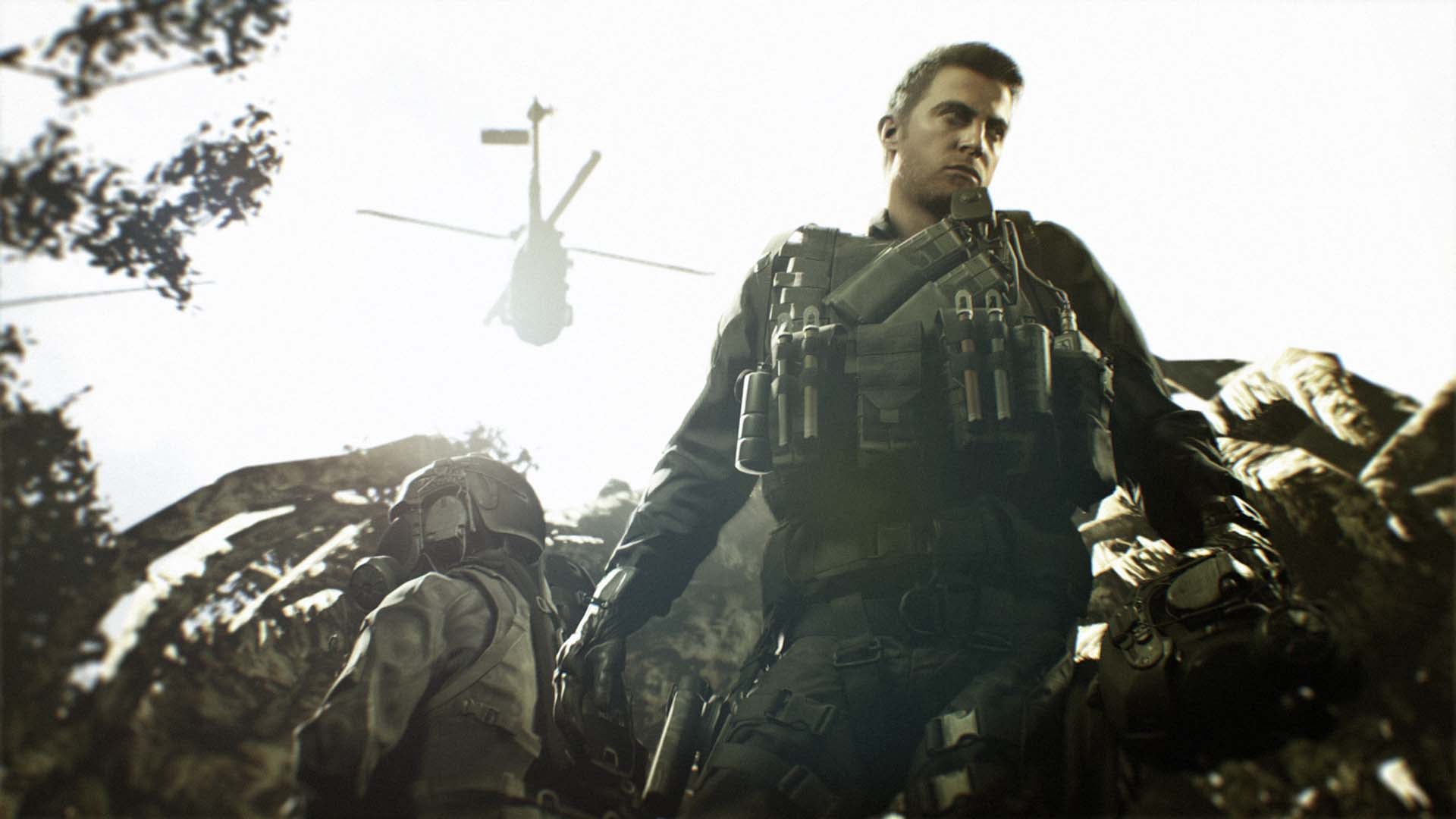 Chris Redfield (supposedly) in Resident Evil 7