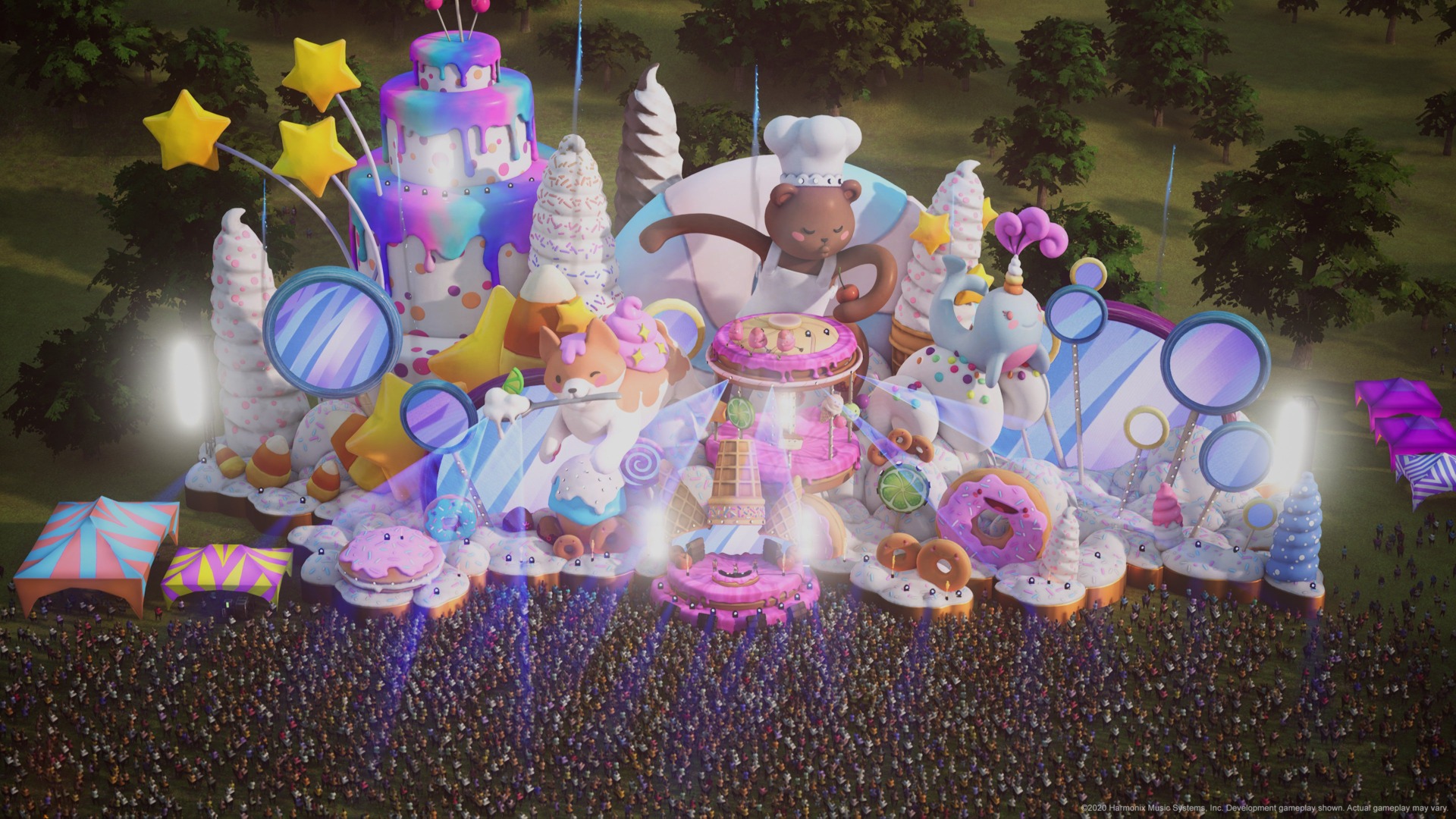 The game’s arenas are intense. 