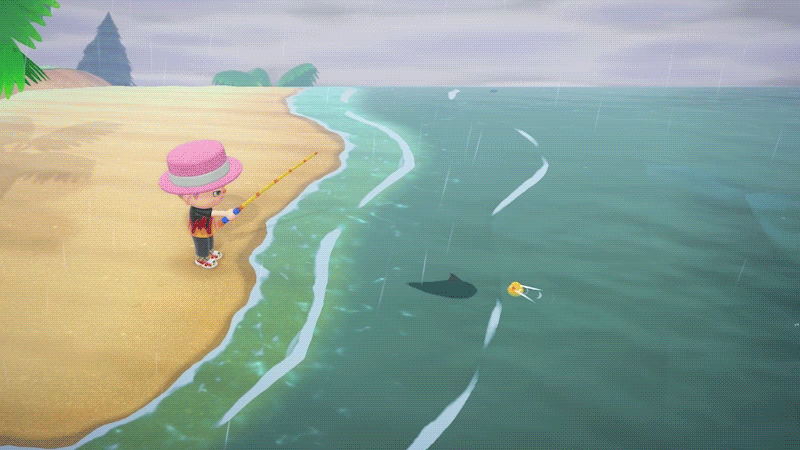 Take a bit of reeling, them sharks.