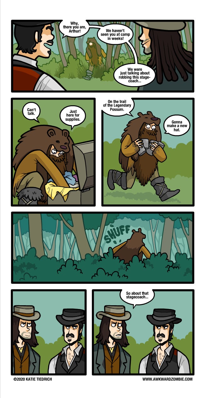 Illustration: Awkward Zombie