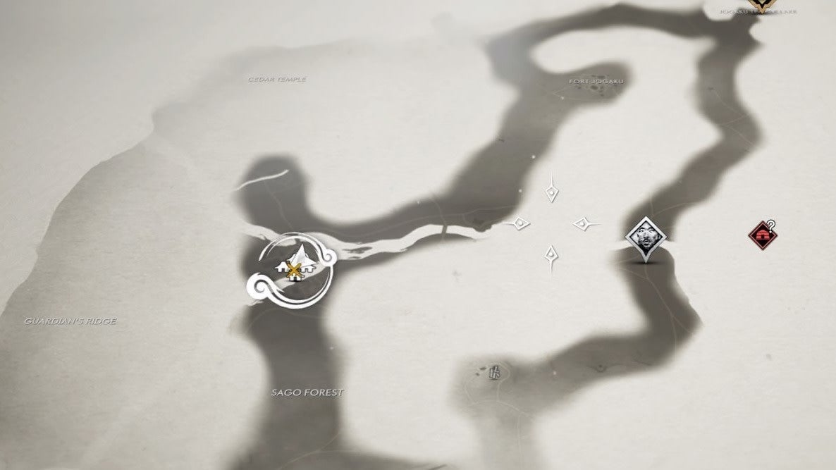 The left is a path taken with Traveler’s Attire on; the right is a path without.