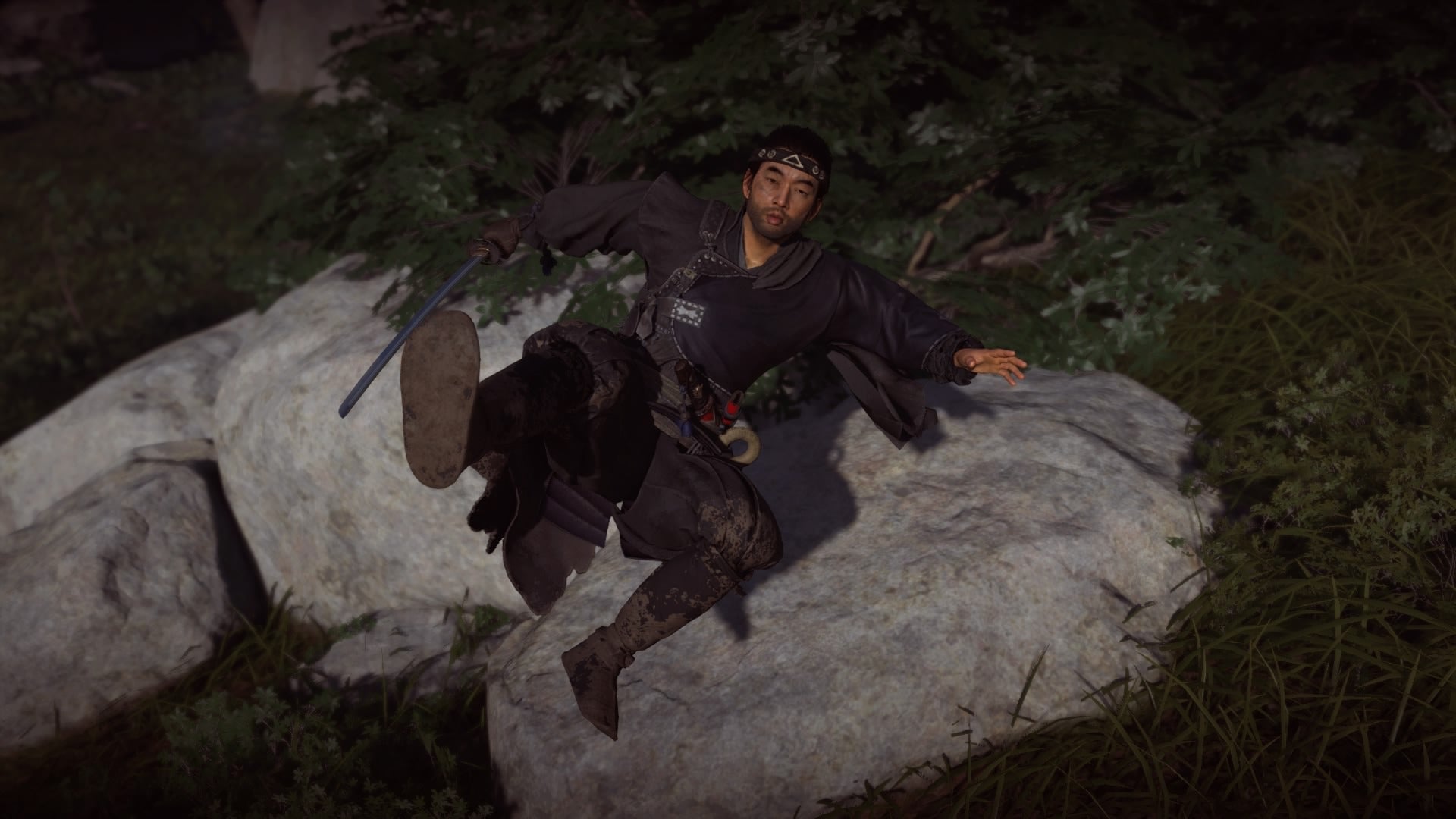 Tadayori’s Armor is good, but it won’t stop a bear from tossing you like a volleyball.