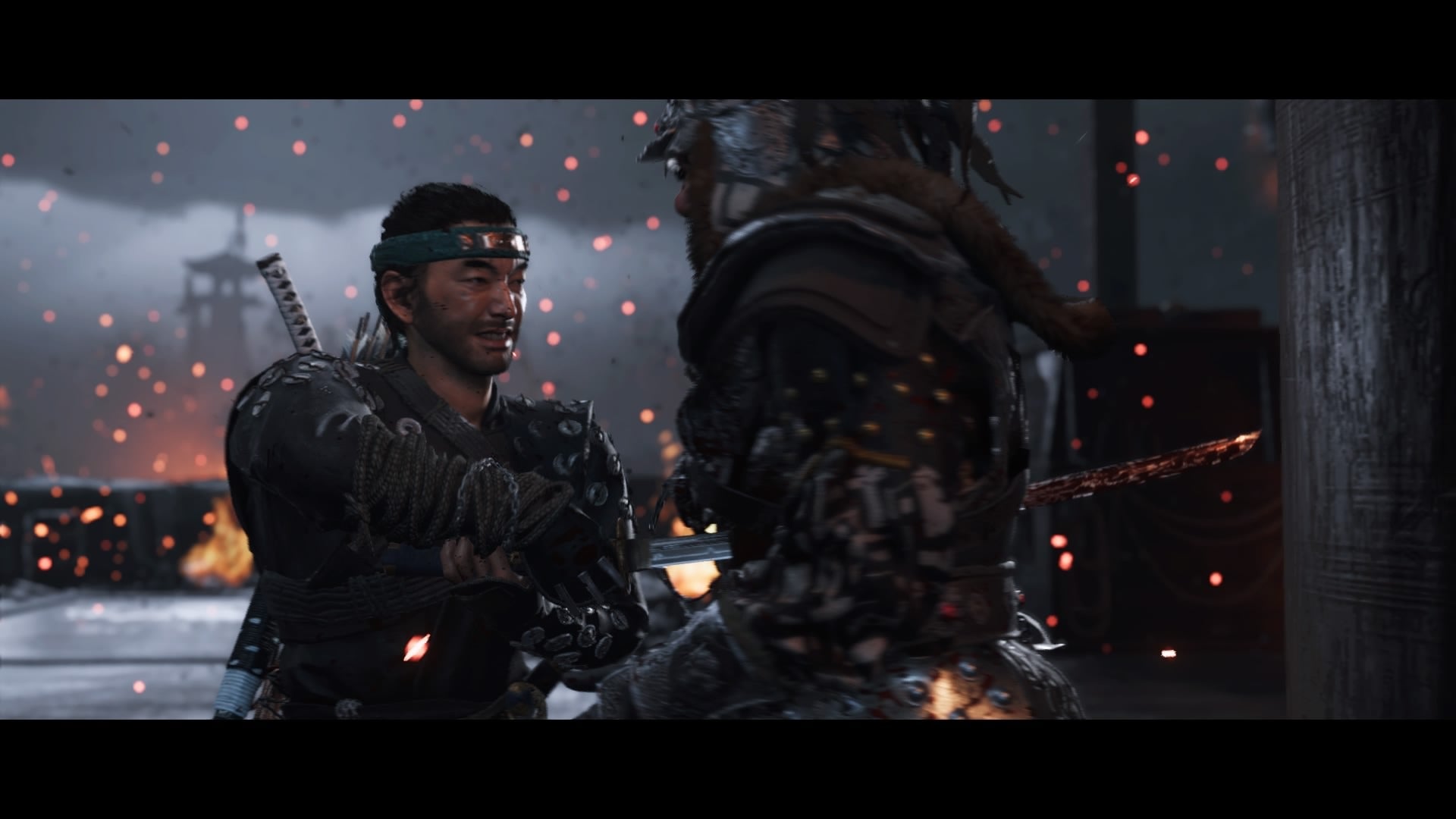 He’s not getting up from that.