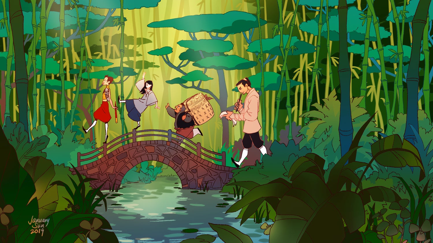 Illustration: January Sun