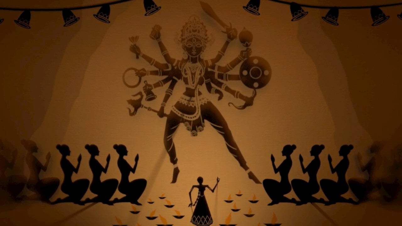 Raji meets the goddess Durga.