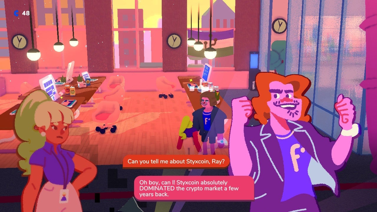 This game is what if Silicon Valley but make it pastel.