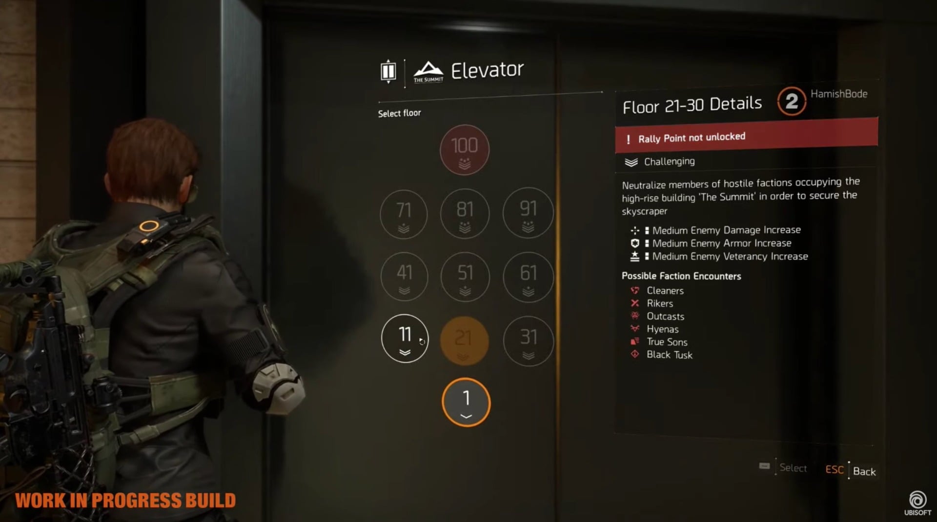 Some of the potential objectives for floors 21-30. The mode is meant to randomly arrange floor layouts and objectives in order to offer a perpetually novel experience.