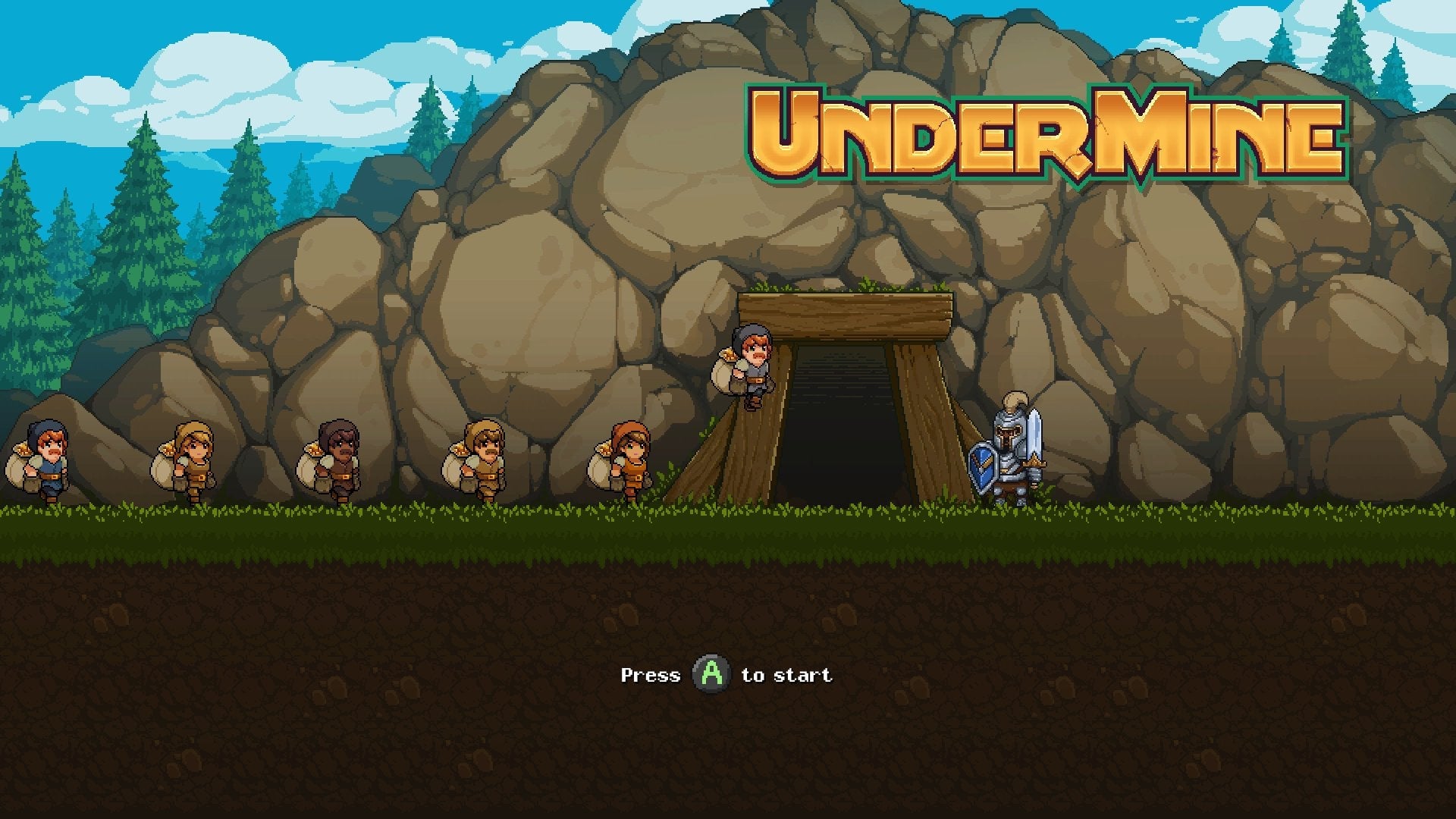 Look at these unsuspecting miners lining up just to have me walk them into a pit.