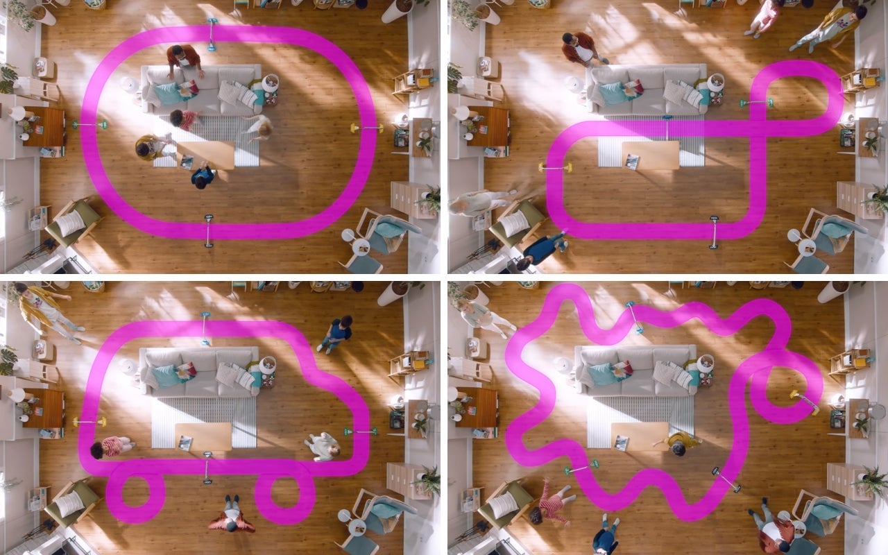 The game’s trailer shows off some track layout possibilities.