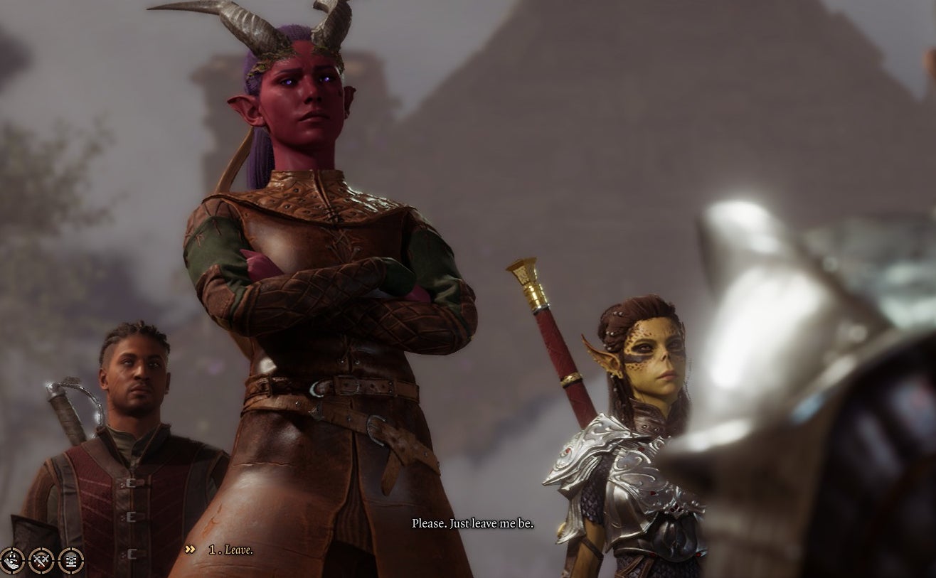 This is Nathan’s character and that’s Wyll on the left, he’s dead in my game. RIP Wyll.