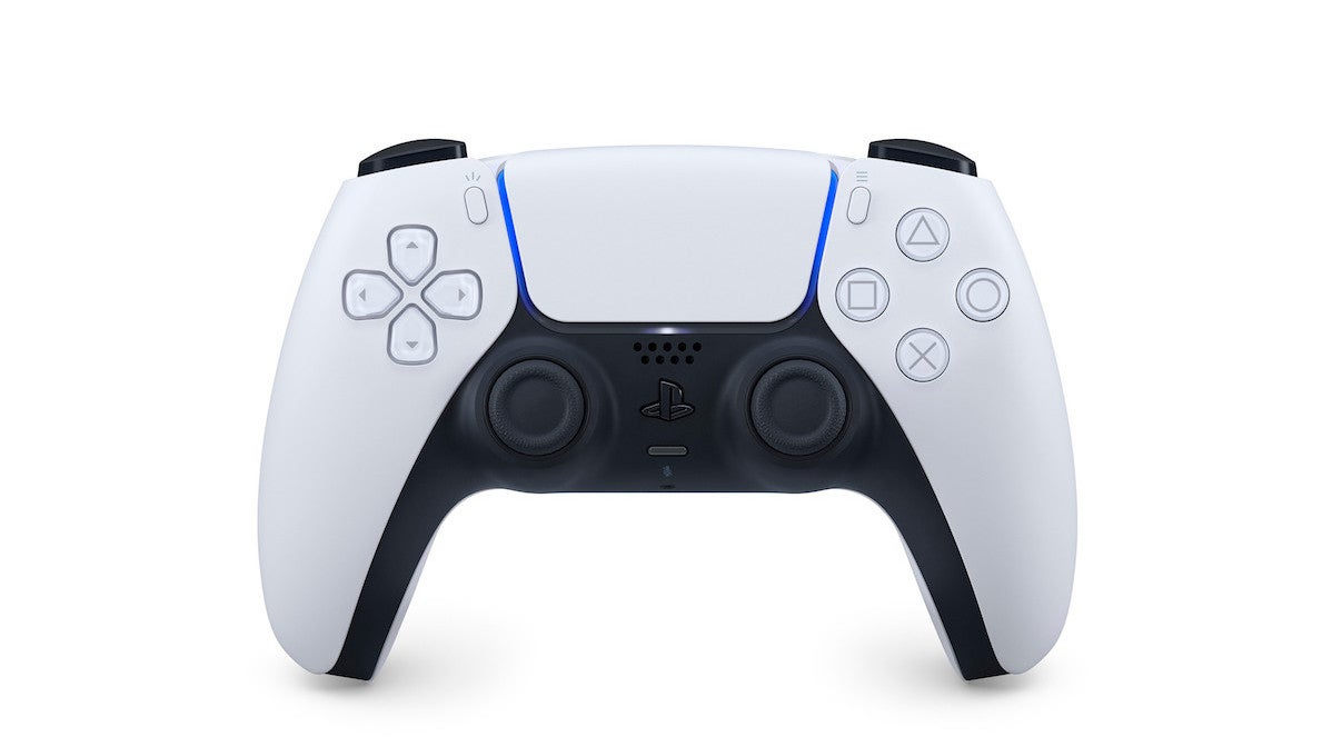 A close-up look at the DualSense.