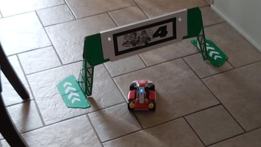 You will crash into these gates a lot. 