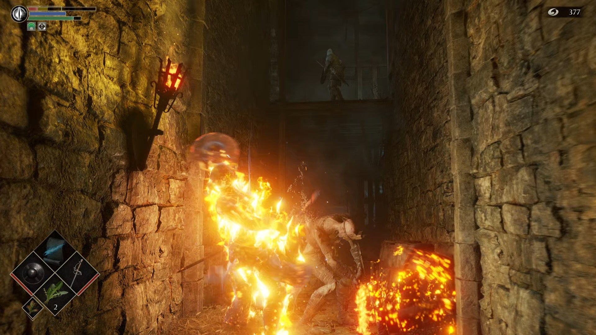 Enjoy the moments leading up to one of my many, fiery deaths.