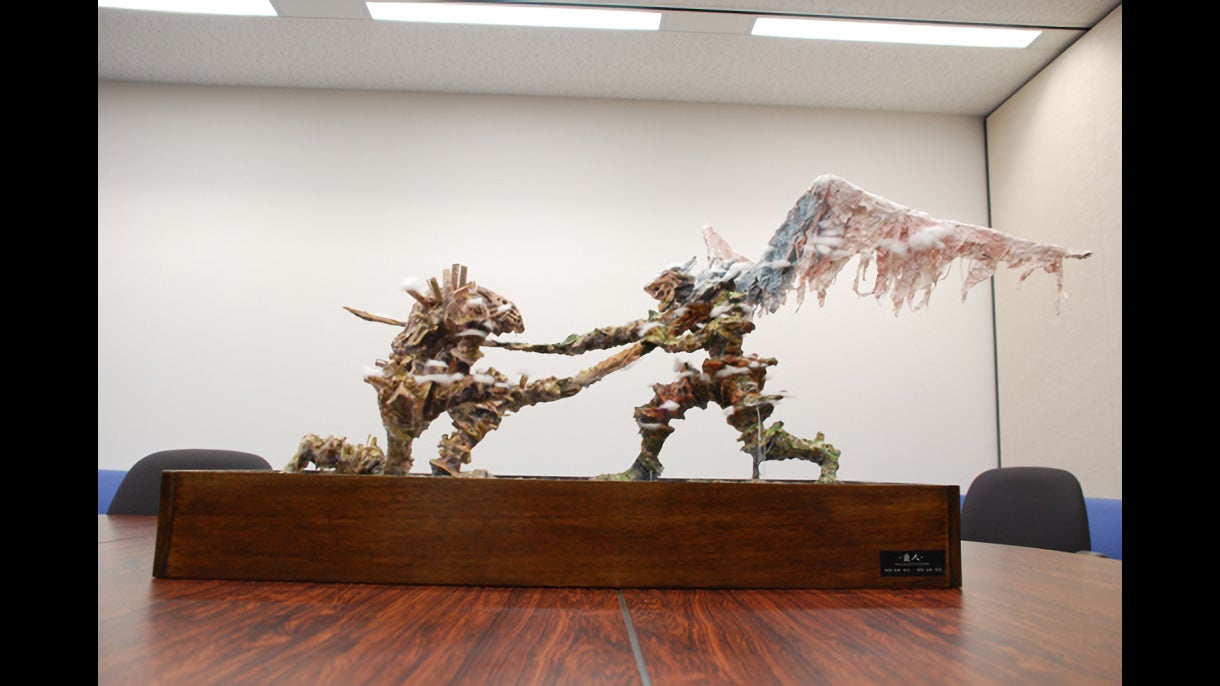 An early model meant to convey the concept for Xenoblade.