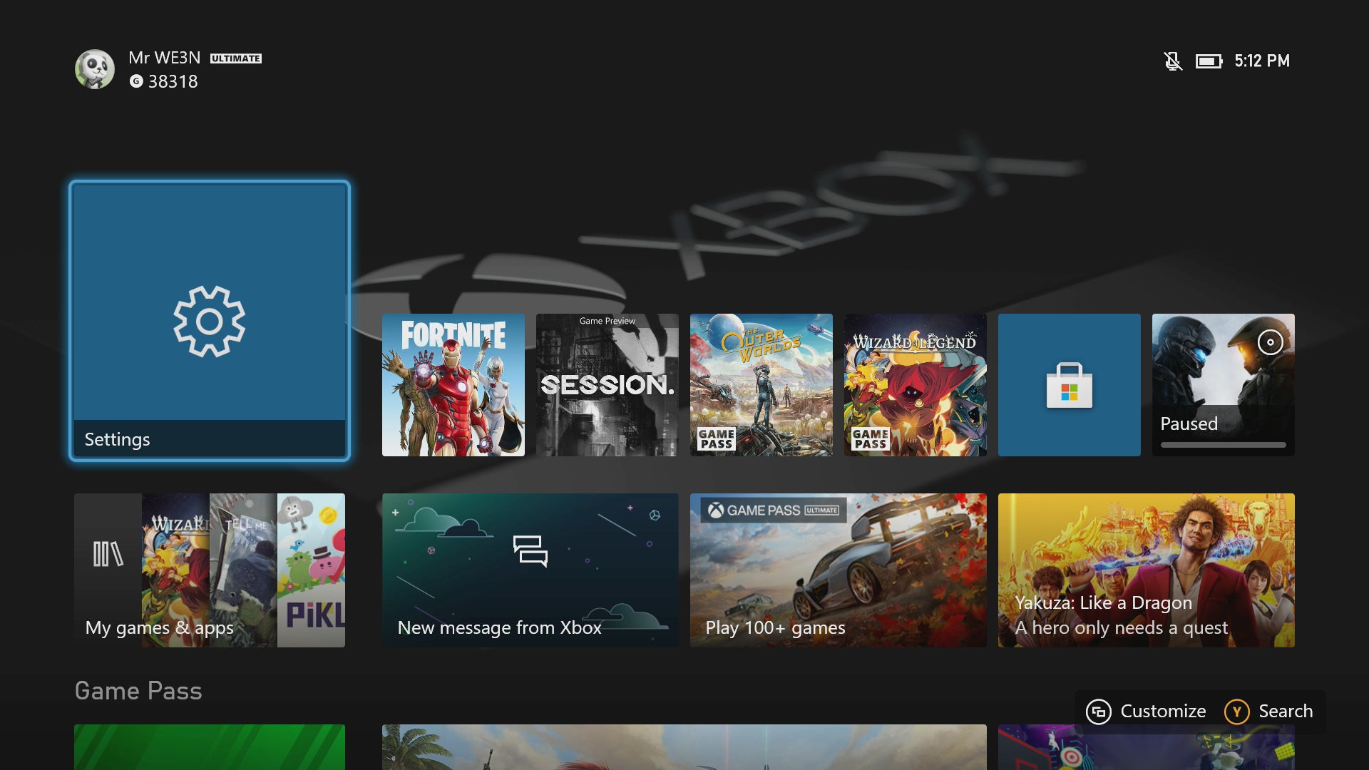 This backdrop serves as a subtle reminder, in case you forget what platform you’re using.