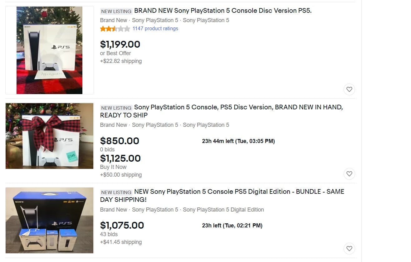Screenshot: Ebay