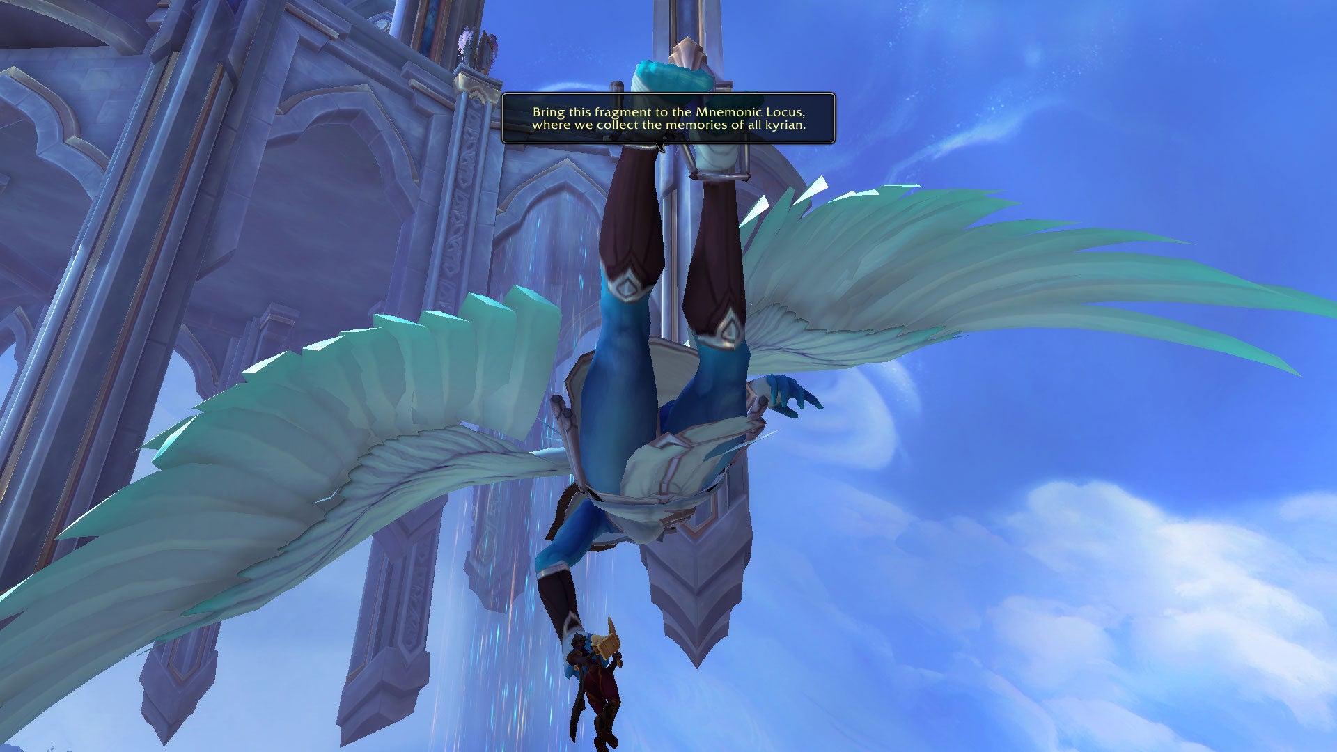 Not the best angle, but the best angel. 