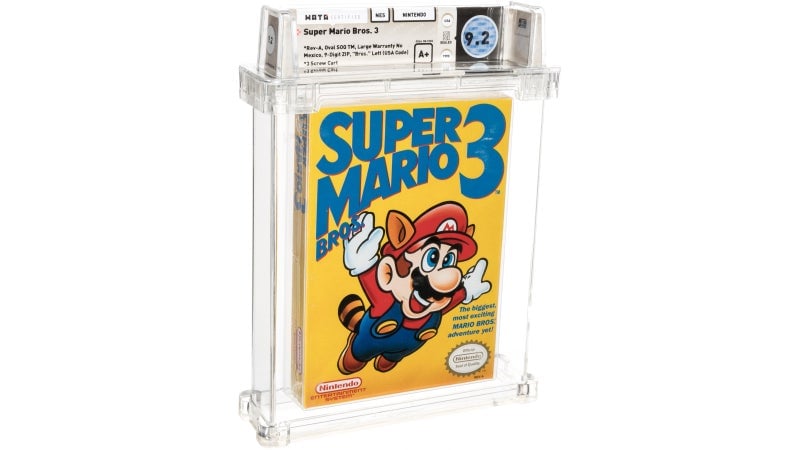 That’s a good lookin’ copy of Super Mario Bros. 3 right there.