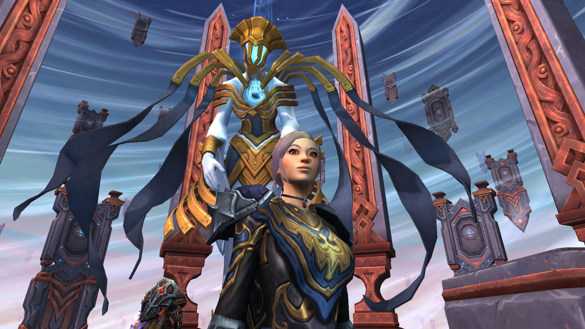 “Here’s my rogue, Quality, slumming it with the giant blue people.” Mike Fahey