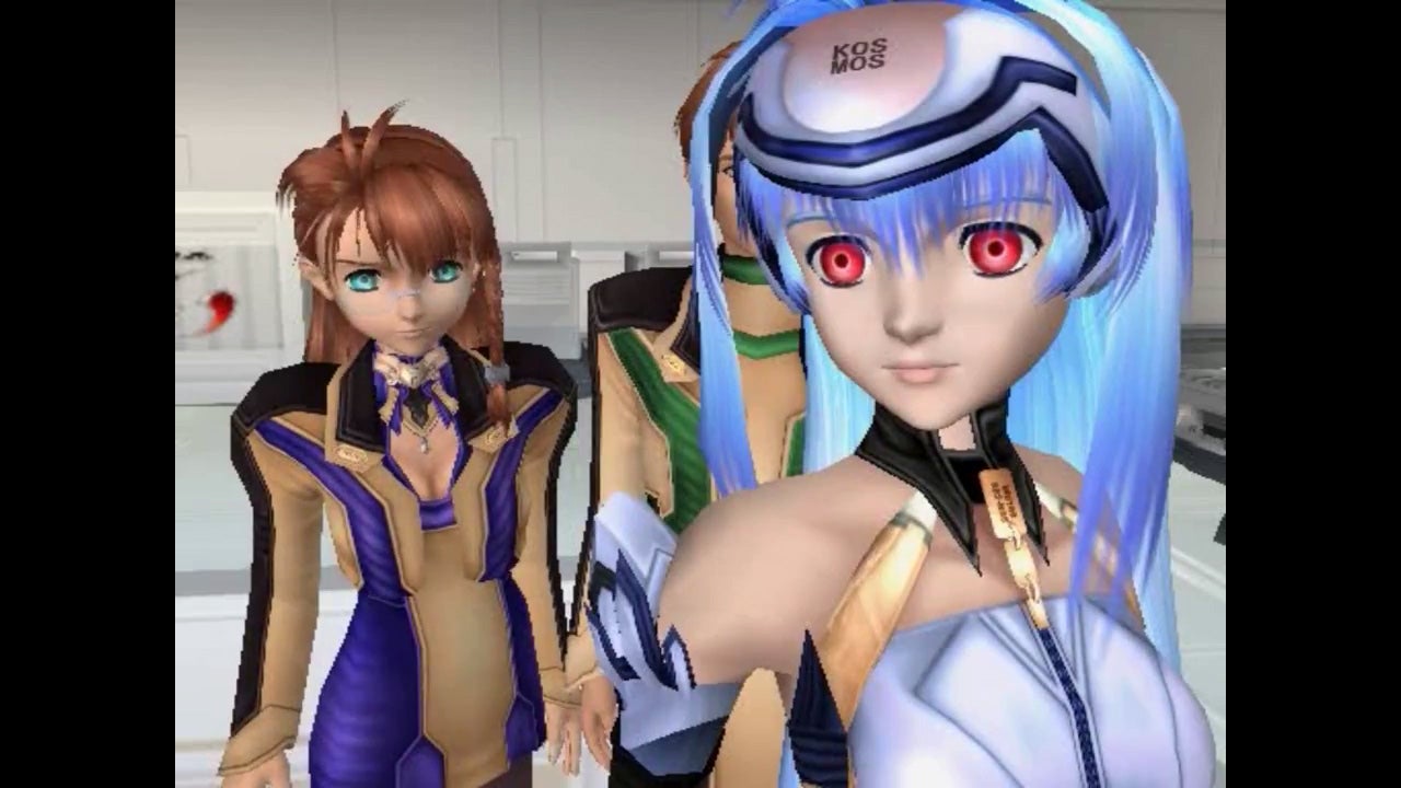 Shion and KOS-MOS in Xenosaga Episode I: Der Wille zur Macht