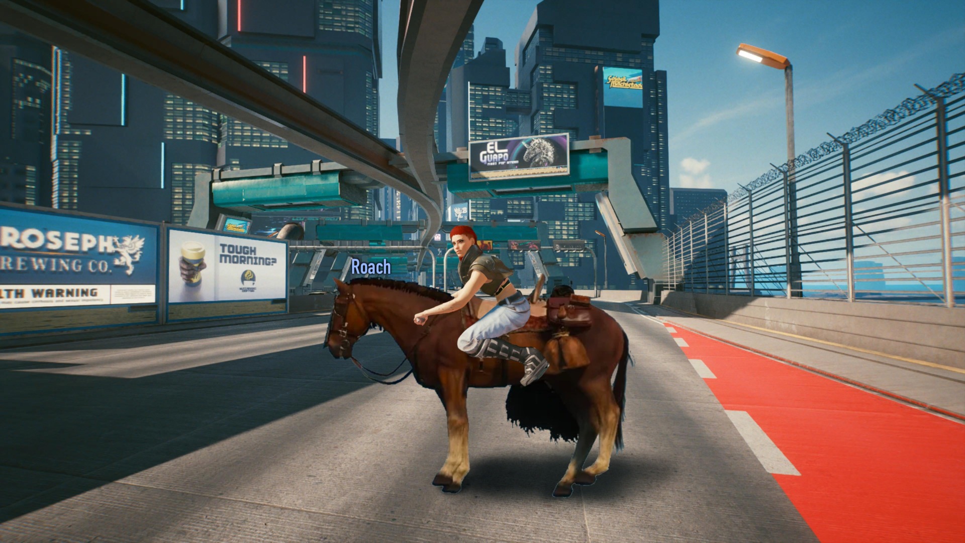 AmazingMeow wins the award for “Slowest Flesh Bike In Night City.”