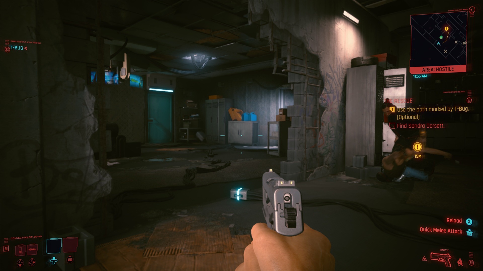 Cyberpunk 2077 on Stadia via Chromecast Ultra.