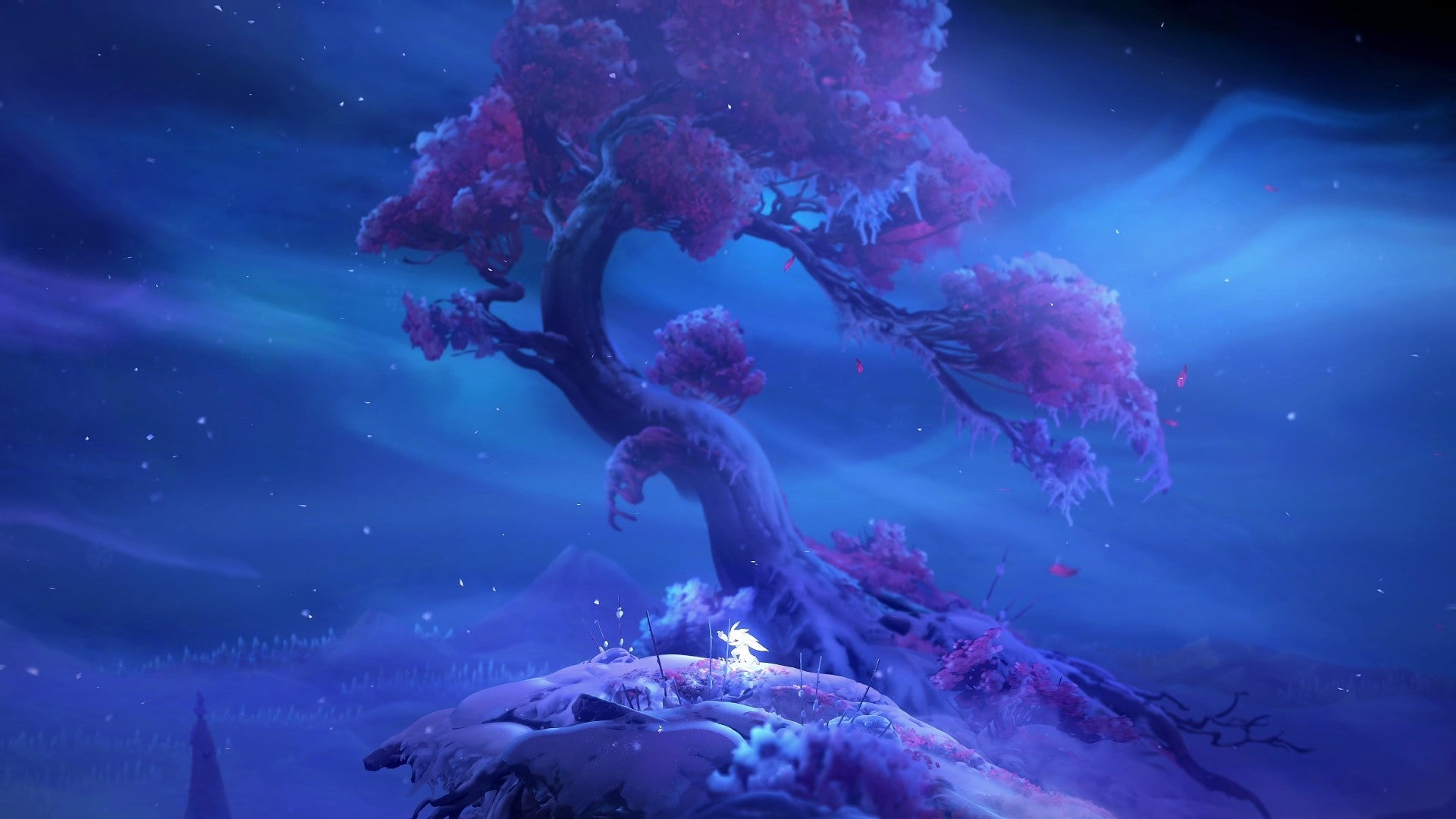 In Ori and the Will of the Wisps (seen here in its “optimized” version), you play as a gentle forest spirit seeking a missing friend.