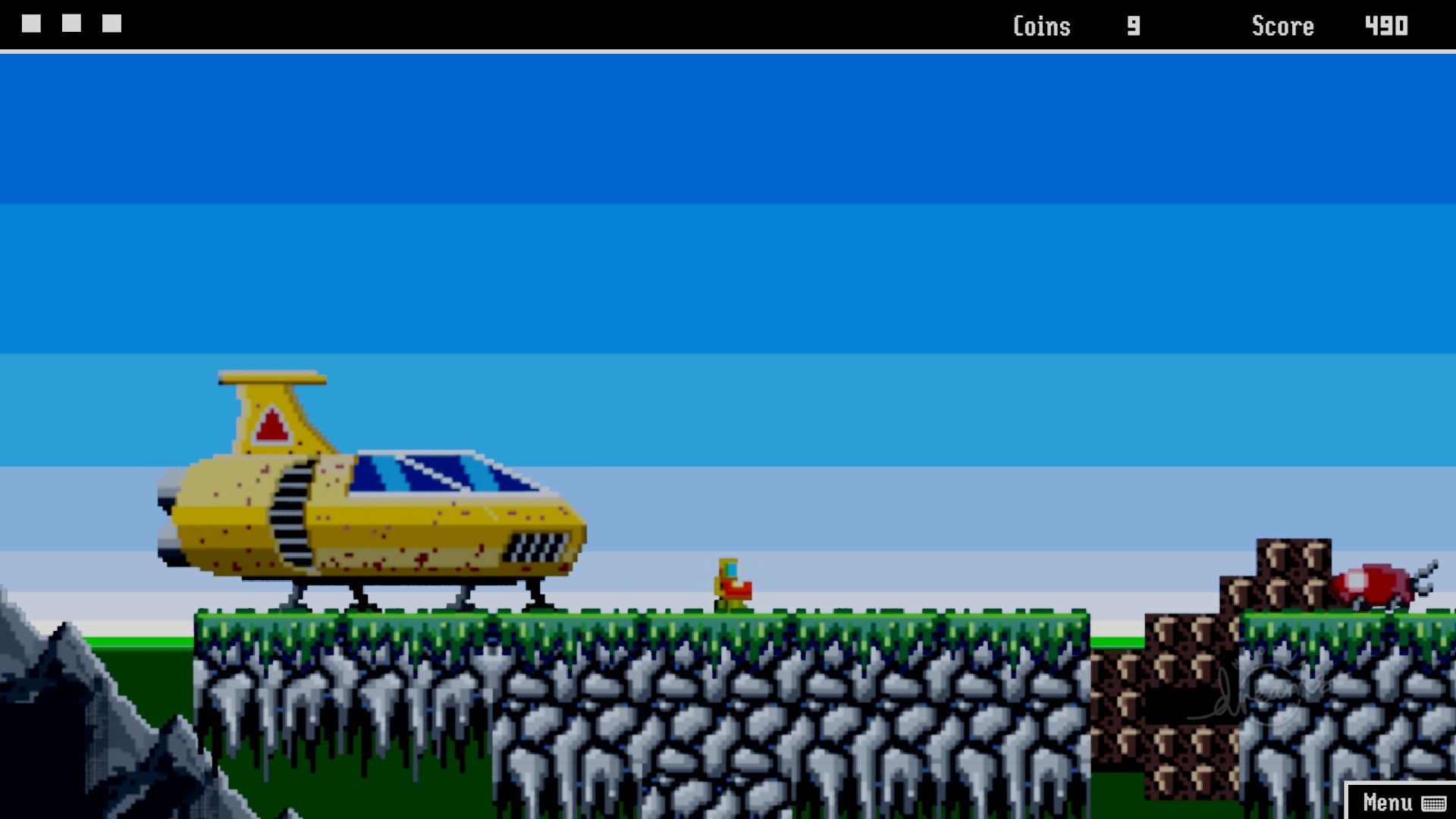 Cyber Trigger by Genesis80, an extraordinary retrograding of Dreams’ 3D engine. 