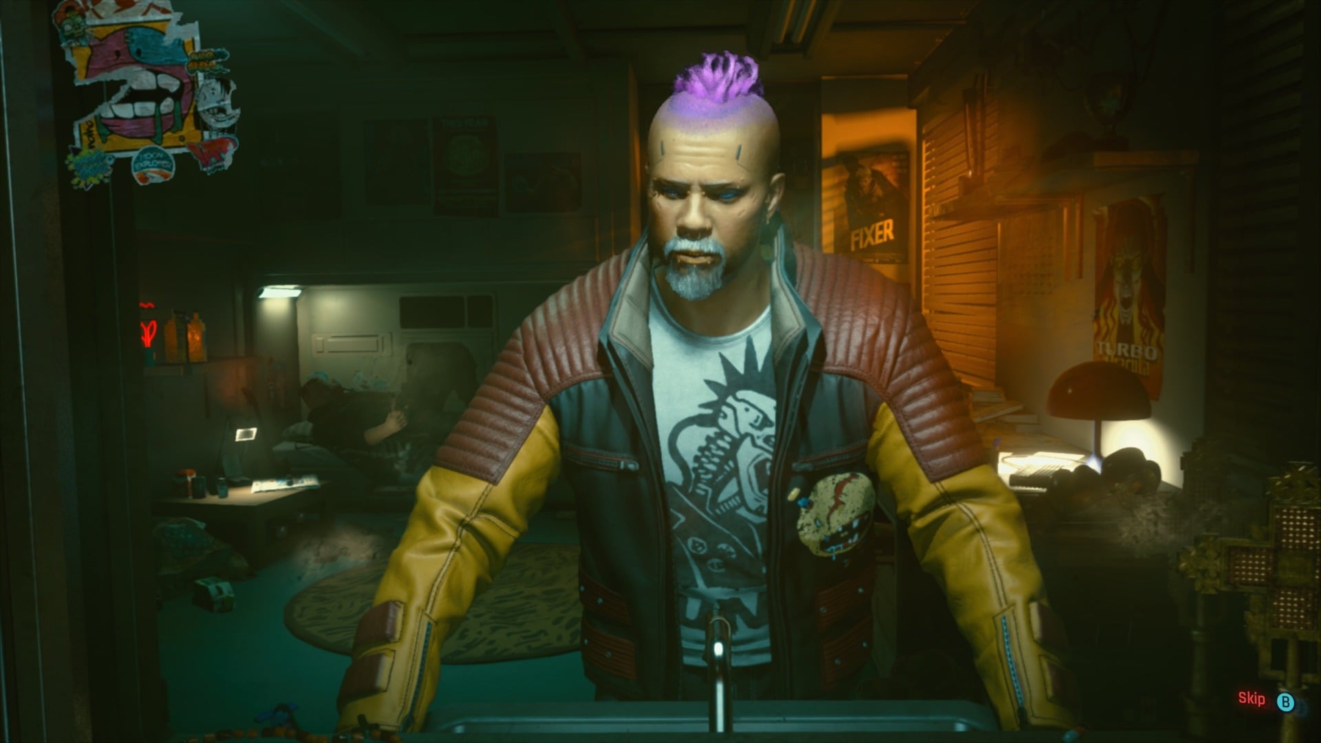 Cyberpunk 2077 on Stadia via Chromecast Ultra.