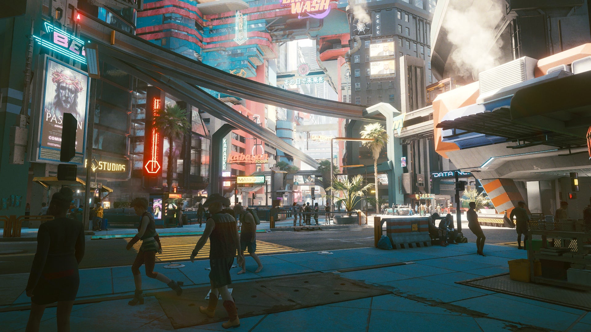 Cyberpunk 2077 is set in the activity-packed open world of fictional Night City.