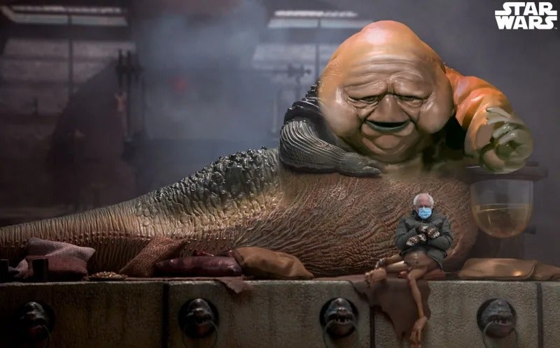 Amazing Meow picks up the award for “Creepiest Bernie.”