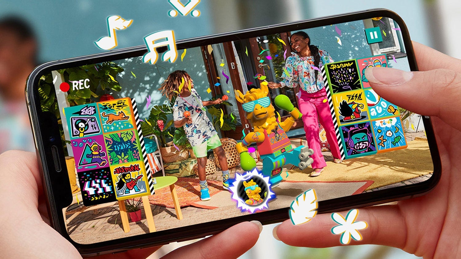 Like this, only it’s your own dreary living room.