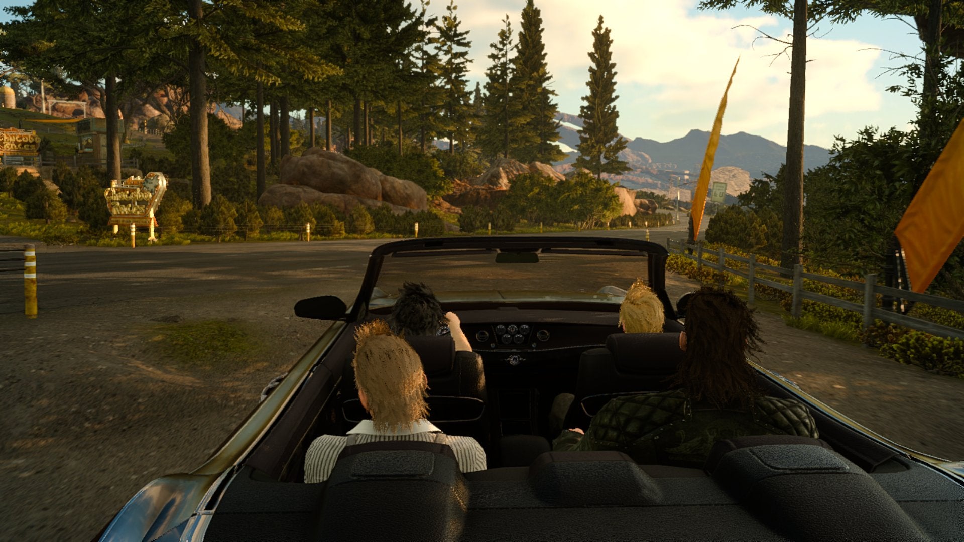 I almost never let Noctis drive because I’d much rather spend that time just looking at the world.