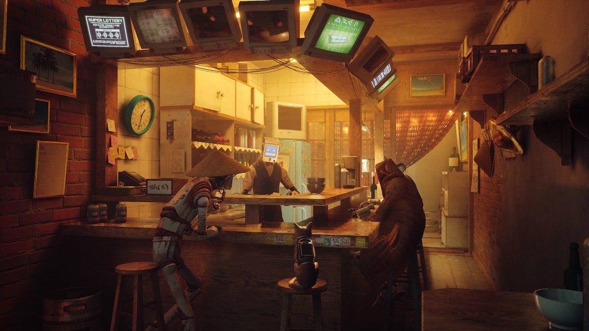 A nondescript bar. A feline player character. Robots. Stray is everything I have ever wanted in a game.