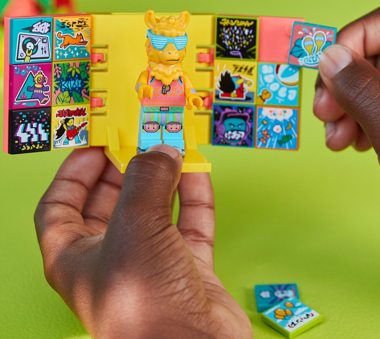 I look forward to collecting and losing these colorful squares. 