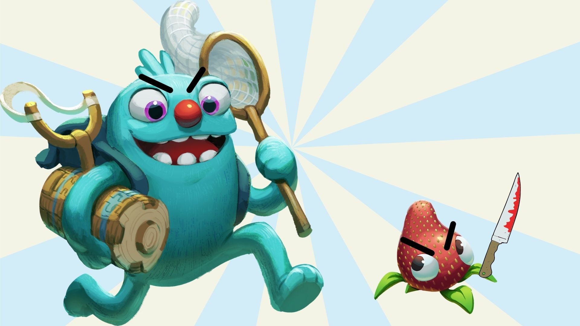 Artist’s (i.e. my) rendering of what Bugsnax could have been.