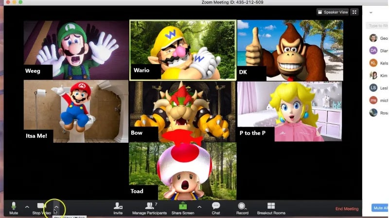 And finally, Badonkagronk wins the award for “Most Awkward Zoom Call.”