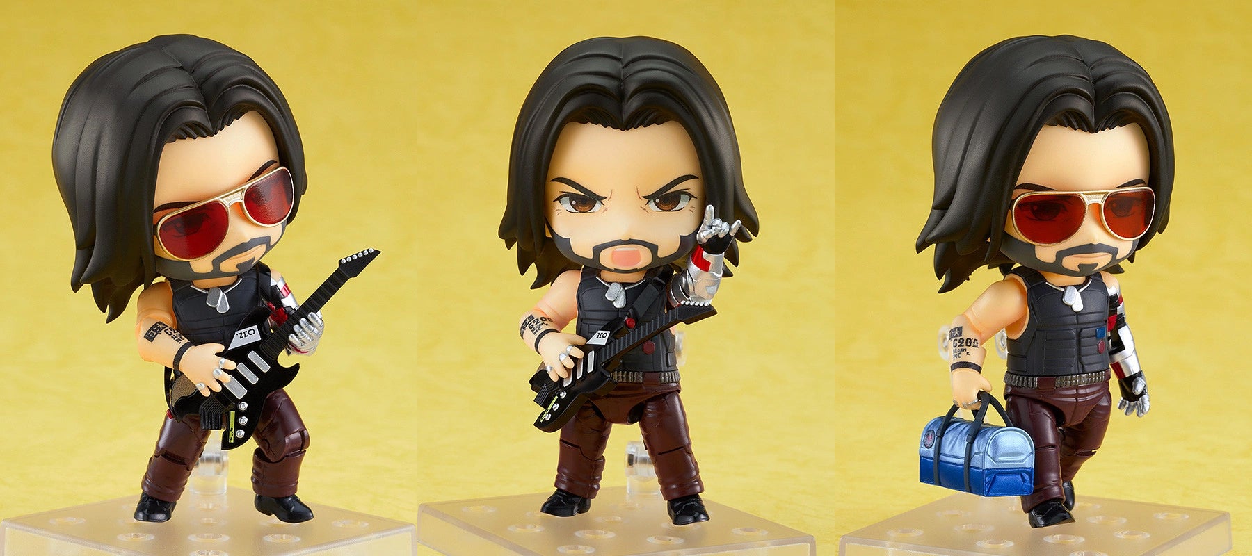 He rocks out. He rocks out more. He ... heads to the gym?