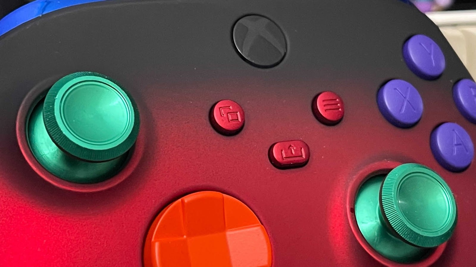 My thumbsticks are totally metal.