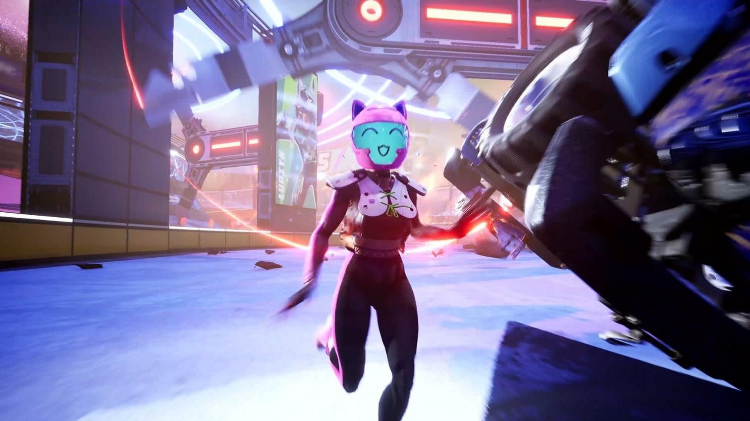 Tw!nkleR10t sports a mask that would stoke envy in any EDM DJ.