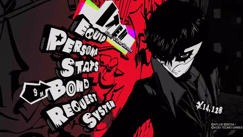 This menu progression was so cool to notice!