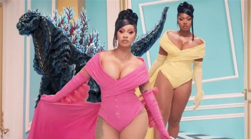 cecil banon grabs the award for “Thicczilla’s Best Music Video of 2020.”